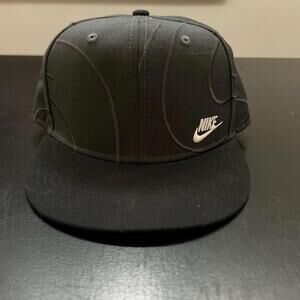 Nike Dark Engin Gray Cap with White Logo - OS